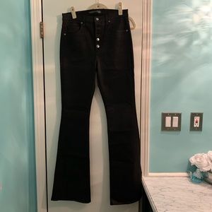 Veronica Beard black skinny flare jeans